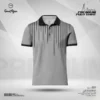 GoodMan Premium Quality Ash Color Cotton Short Sleeve Polo T Shirt for Men
